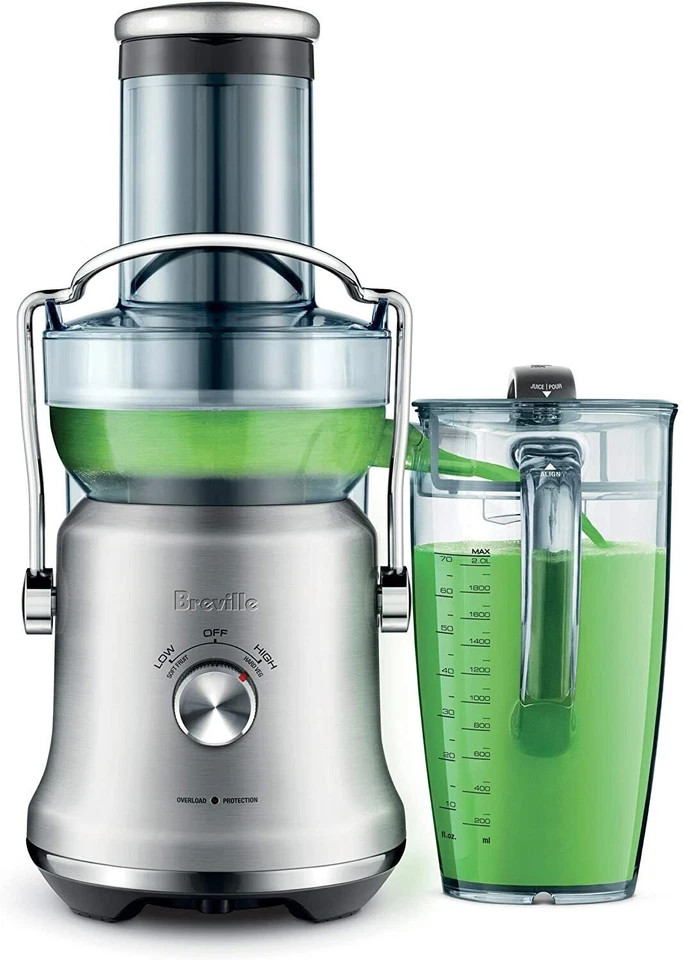 Breville the Juice Fountain Cold Plus 1000W Juicer - Silver (BJE530BSS1BUS1)