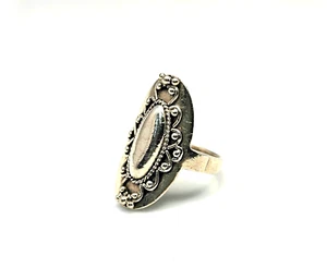 Silver Ring 925 - " Ring Oval " - 4,87g - Picture 1 of 2