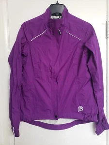 Novara Purple Women's Windbreaker Cycling Rain Jacket Size Medium  Vented Pocket - Picture 1 of 9