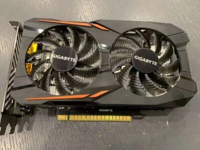 GIGABYTE GeForce NVIDIA GTX1050Ti 4GB GDDR5 Graphics Card Video Card DVI DP HDMI - Image 1 of 4