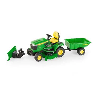LP81014 John Deere ERTL 1/16 Big Farm X758 Lawn Tractor Set - Image 1 of 4