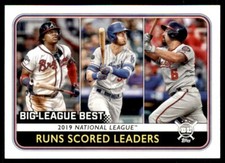 2020 Topps Big League Ronald Acuña Jr./Cody Bellinger/Anthony Rendon Atlanta