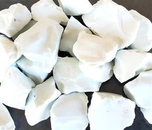Crushed WHITE Glass, 2 lbs, Large Size, for Tumbling or Decor - Picture 1 of 1