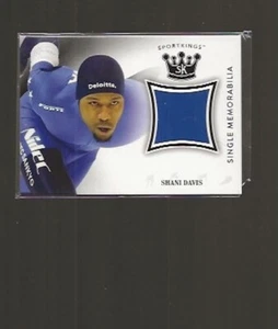 2018 SAGE SPORTKINGS SHANI DAVIS PIECE OF SUIT WORN RELIC - Picture 1 of 1