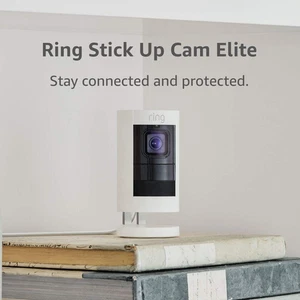 Ring Stick up Cam Elite, Power over Ethernet HD Security Camera with Two-Way Tal - Picture 1 of 12