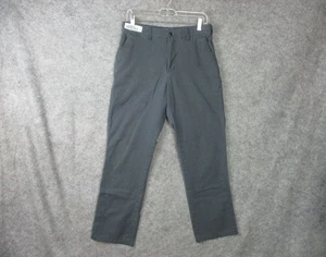 Aramark Stretch Waistband Pants Men's 32x30 Gray Workwear Casual Comfortable - Picture 1 of 17