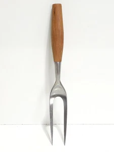Tenedor de carne vintage Dansk Designs Alemania mango de teca - Imagen 1 de 6