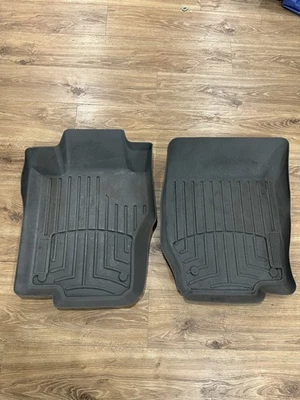 Forros de piso WeatherTech 2006-2019 Mercedes Clase GL GLS gris conductor pasajero Foto 1 de 4