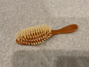 Vintage Avon Natural Performance Flair Hair Brush Butterscotch Nylon Bristles 8" - Picture 1 of 4