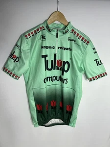 Jersey de ciclismo Giordana Tulip Computers | Para hombre | Verde/Negro | XL | - Imagen 1 de 11
