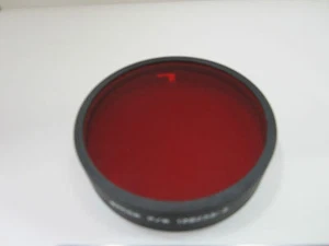 RED HYCOM MIL SPEC OPTICAL FILTER LASER OPTICS #D6-aa - Picture 1 of 5