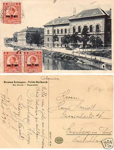Ansicht von Veliki Beckerek,Serbien,1924,nach Deutschland - Bild 1 von 1