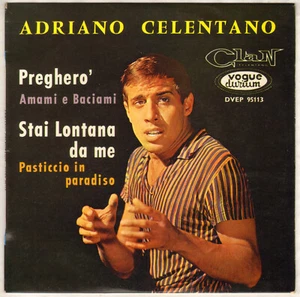ADRIANO CELENTANO "PREGHERO" EP 1962 VOGUE DURIUM 95113 - Picture 1 of 4