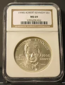 1998 S ROBERT KENNEDY. MS 69. NGC - Picture 1 of 1