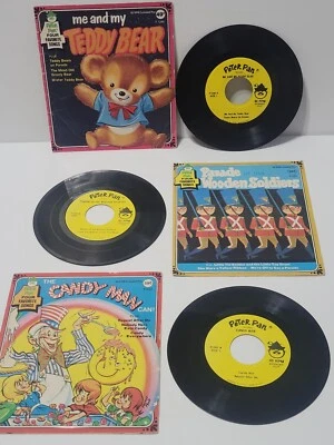 Peter Pan Records 45 RPM Children VTG Vinyl Rare Classics LOT3 Excellent Plays  Foto 1 de 4