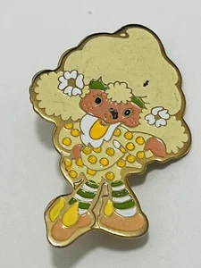 ✨ Vintage Strawberry Shortcake Lemon MERINGUE Enamel Pin Jewelry Brooch AGC 1981 - Picture 1 of 11