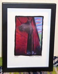 "Pooka" by Padgett McFeely, Small Framed Horse Print - Picture 1 of 4