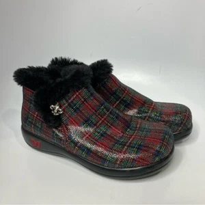 Alegria Meri karierte Stiefel Kunstfell gefüttert Gr. 38 - Bild 1 von 9