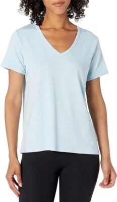 tasc Performance St. Charles V 领竹制 T 恤酷蓝色短袖小号 — 第 1/4 张图片