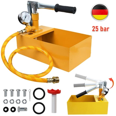 Abdrückpumpe Prüfpumpe Druckprüfpumpe, Befüllpumpe Heizlack Druckprüfpumpe DHL - Bild 1 von 4