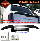 2 Pc Blackout Gurney Flap Decklid Wickerbill Fit 11-Up Chrysler 300 300C Spoiler