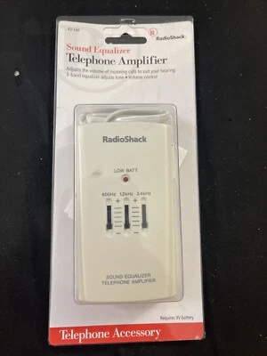 Genuine Radio Shack (43-148) 3-Band Sound Equalizer Telephone Amplifier New - Image 1 of 2