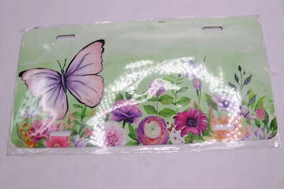 Marco de matrícula verde cruiser Accessories Butterfly - SOLO COMO SE VE Foto 1 de 3