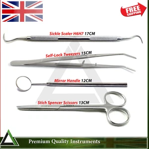 Surgical Cotton TweezersTissue Scissors Veterinary Remover Hygienic Lab Tools CE - Picture 1 of 5