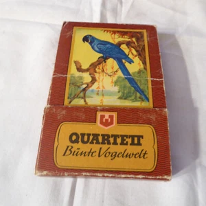 Vintage Kartenspiel Quartett Bunte Vogelwelt  (KK149) - Bild 1 von 7