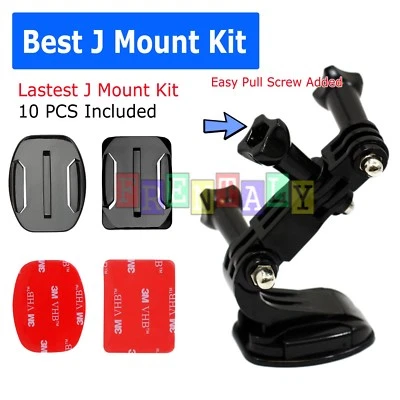 Helmet Front Mount J-Hook Buckle for Gopro Hero 6/5/4/3/2 and 3+Plus session - Image 1 of 4