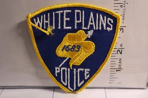 police patch  WHITE PLAINS POLICE NEW YORK - Picture 1 of 1