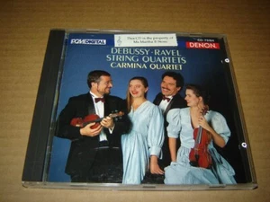 Denon CO-75164 CD NM Carmina Quartet - Debussy & Ravel String made in Japan - Picture 1 of 3