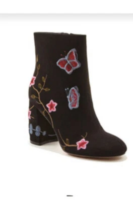 Botas Nanette Lepore para mujer Lilly NL talla 10 negras y rosas Foto 1 de 4