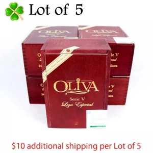 Lot of 5 Oliva Churchill Extra Serie V LE Wood Cigar Box 7.75" x 5.5" x 3.75" - Bild 1 von 11