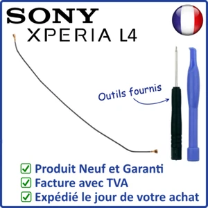 CÂBLE INTERNE COAXIAL NOIR DE L'ANTENNE RÉSEAU DU SONY XPERIA L4 - Photo 1 sur 3