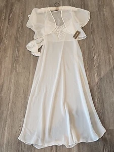 Vintage Jones Of New York WOMEN'S 3Piece Lingerie Set Diamond Touch XL Wedding - Picture 1 of 17