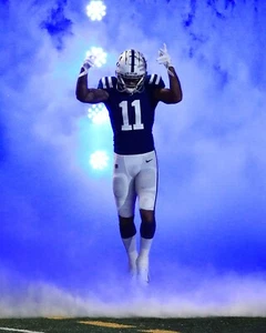 Michael Pittman Jr Smoke Entrance Indianapolis Colts 8x10 NFL Football Photo - Picture 1 of 1