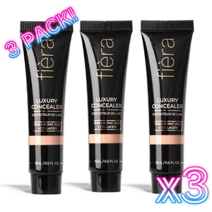 Pack de 3 correctores Fiera Luxury BEIGE NEUTRO antienvejecimiento cobertura completa 3x 15 ml - Imagen 1 de 23