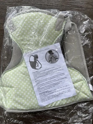 Portabebés verde con lunares hasta 25 libras Foto 1 de 4