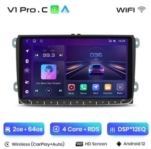 Radio 2 din Android Para Volkswagen Polo Passat Golf 5 6 Tiguan Barcos USB GPS 2 - Imagen 1 de 5