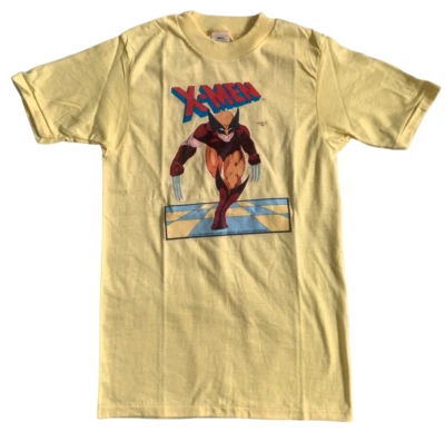 Camiseta vintage Marvel Image Of UNCANNY X-MEN 173 WOLVERINE AMARILLA 1984 S PEQUEÑA Foto 1 de 4