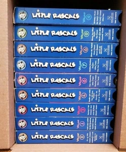 Little Rascals VHS Volumes 1-4/6-10 New Old Stock Collectors BoxSet 5 is Missing - Picture 1 of 4