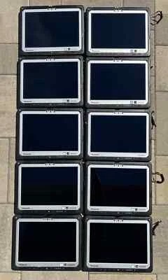 Lot of 10 Panasonic Toughbook CF-33 12.1" Touch 2.6GHz Core i5-7300U 16GB Tablet - Image 1 of 4