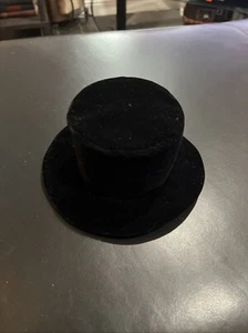 Build A Bear Extremely RARE HTF Velvet Top Hat Magic Hat Snowman Hat Formal Wear - Picture 1 of 6