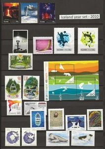 Iceland 2010 year set MNH (2 scans) - Picture 1 of 2