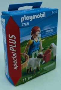 Playmobil 4765 Bäuerin bei Schäfchen Fütterung Schaf Lamm Bauernhof füttern NEU - Picture 1 of 10