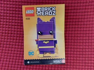 LEGO DC Brick Heads Batgirl 41586 Instruction Manual No Bricks - Picture 1 of 1