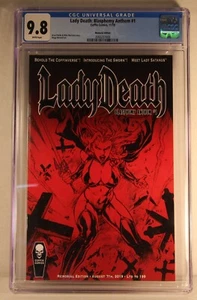 Lady Death Blasphemy Anthem Kickstarter Memorial Edition CGC 9.8 - Picture 1 of 2