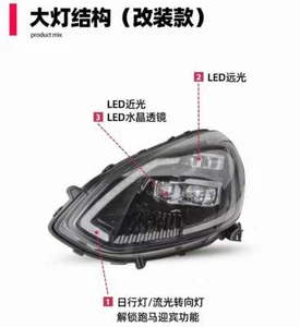 2021 year for HONDA FIT Jazz LED FRONT Lights full LED headlights LD - Bild 1 von 2