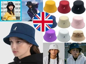 Classic Kangol Bucket Hat Cotton Men/Women Casual Flat Top Hat Outdoor Sport Cap - Picture 1 of 24